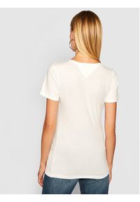 Tommy Jeans T-Shirt Tjw Skinny Stretch DW0DW09197 Biały Slim Fit. Kolor: biały. Materiał: bawełna #5
