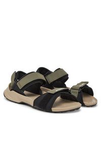 Adidas - adidas Sandały Terrex Hydroterra JQ2236 Khaki. Kolor: brązowy. Materiał: materiał
