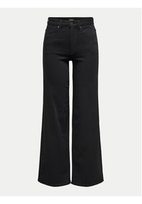 only - ONLY Jeansy Madison 15301338 Czarny Wide Leg. Kolor: czarny