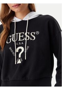 Guess Bluza V5GQ17 KCRT1 Czarny Regular Fit. Kolor: czarny. Materiał: syntetyk #6