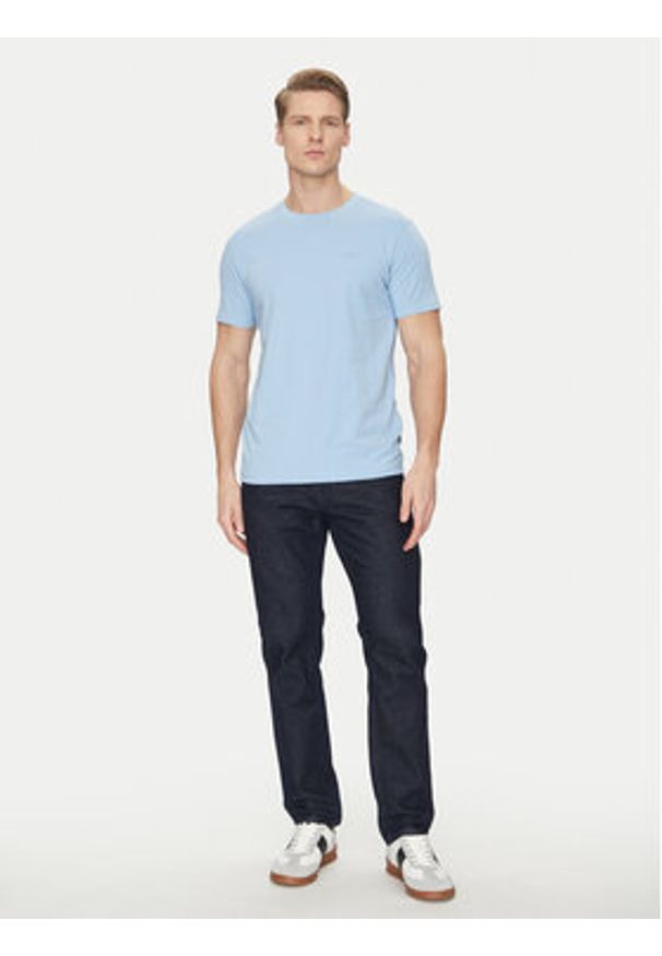JOOP! Jeans T-Shirt 30027746 Błękitny Modern Fit. Kolor: niebieski. Materiał: bawełna