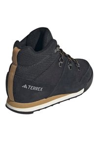 Adidas - Buty adidas Terrex Snowpitch Jr IF7505 czarne. Zapięcie: sznurówki. Kolor: czarny. Materiał: zamsz, materiał, syntetyk, skóra. Technologia: ClimaWarm (Adidas). Model: Adidas Terrex #7