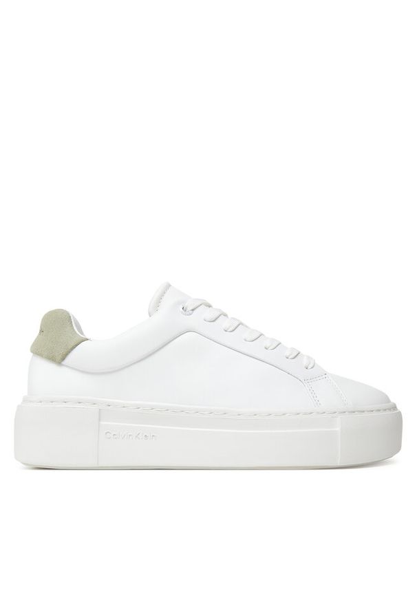 Sneakersy Calvin Klein. Kolor: biały