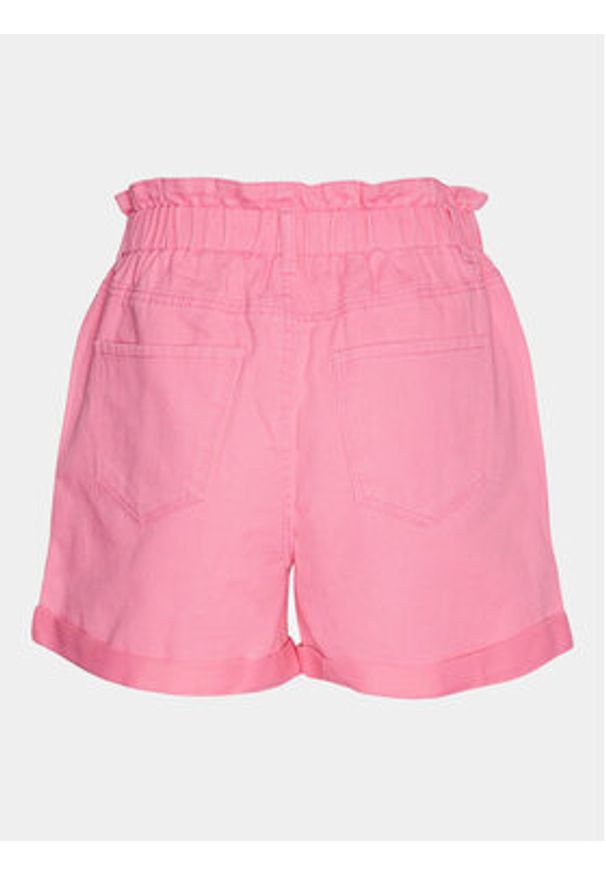 Vero Moda Szorty materiałowe Lyra 10307784 Różowy Loose Fit. Kolor: różowy. Materiał: bawełna