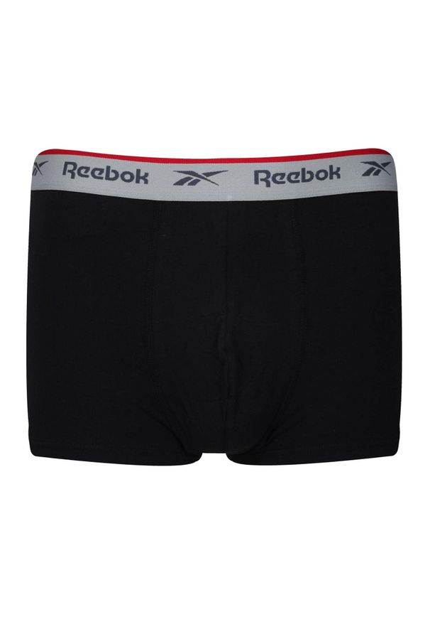 Reebok - Męskie Kąpielówki Ovett (zestaw 3 Sztuk). Kolor: czarny