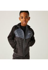 Regatta - Kurtka hybrydowa dziecięca Kielder VIII. Kolor: czarny. Materiał: puch, polar. Styl: elegancki, sportowy #1