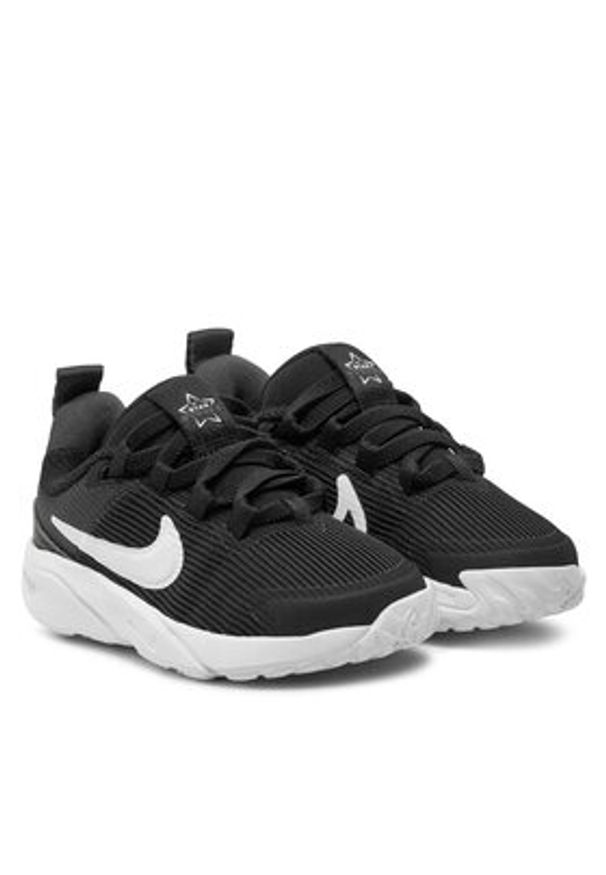 Nike Sneakersy Star Runner 4 Nn (TD) DX7616 001 Czarny. Kolor: czarny. Materiał: materiał