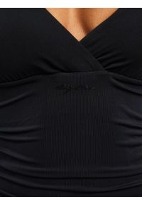 Big-Star - Kostium kąpielowy jednoczęściowy czarny Sallsa 906. Kolor: czarny. Materiał: materiał. Wzór: nadruk #7