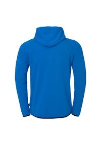 UHLSPORT - Bluza dresowa z kapturem Uhlsport ID. Typ kołnierza: kaptur. Kolor: niebieski. Materiał: dresówka. Wzór: nadruk. Sport: piłka nożna