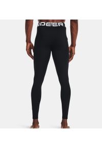 Under Armour - Legginsy termoaktywne męskie UNDER ARMOUR szybkoschnące termiczne. Kolor: czarny. Materiał: poliester. Sport: fitness #2
