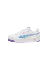 Buty do chodzenia damskie Puma 01 Carina Street Bounty. Zapięcie: sznurówki. Kolor: biały. Materiał: syntetyk, materiał, skóra. Szerokość cholewki: normalna. Sport: turystyka piesza