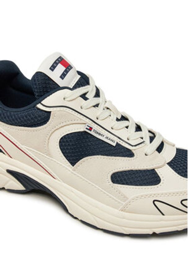 Tommy Jeans Sneakersy The Coney EM0EM01520 Écru. Materiał: materiał