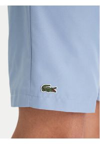 Lacoste Szorty sportowe GH353T Błękitny Relaxed Fit. Kolor: niebieski. Materiał: syntetyk. Styl: sportowy #4