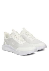 Calvin Klein Sneakersy Eva Runner Lace Up Mat Mix YM0YM01442 Biały. Kolor: biały. Materiał: materiał #4