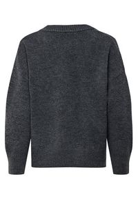 only - ONLY Sweter Mari 15360940 Szary Loose Fit. Kolor: szary. Materiał: syntetyk #5
