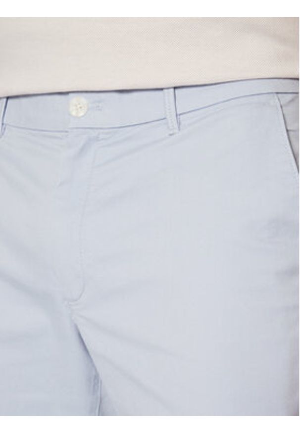 Calvin Klein Szorty materiałowe Modern Twill K10K114063 Niebieski Slim Fit. Kolor: niebieski. Materiał: bawełna
