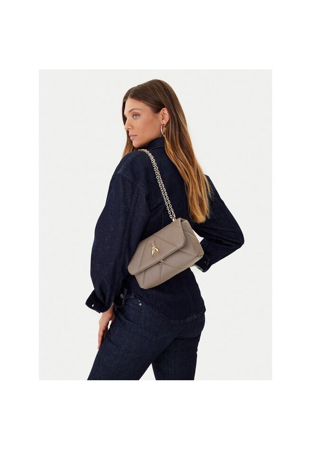 Torebka Patrizia Pepe. Kolor: beżowy