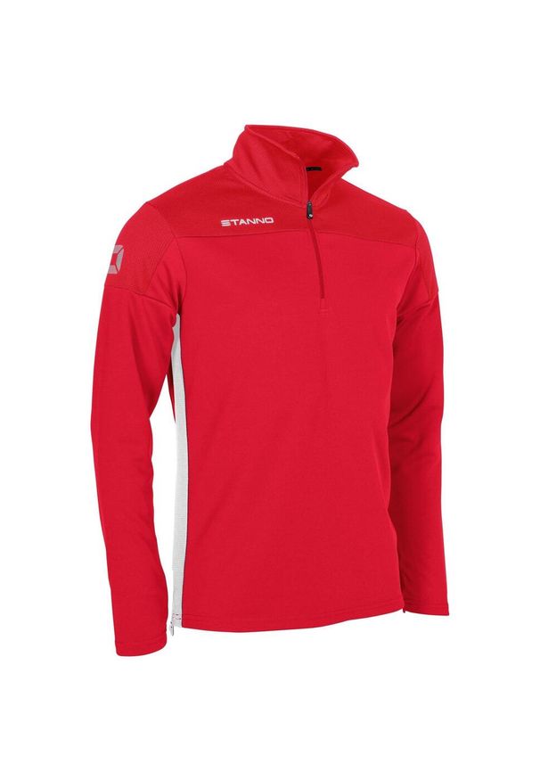 STANNO - Bluza dresowa 1/4 z zamkiem błyskawicznym Stanno Pride. Kolor: wielokolorowy, biały, czerwony. Materiał: dresówka