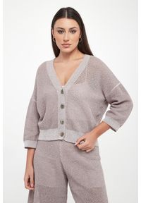 Kardigan damski lureksowy PESERICO #1