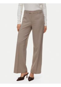 Vero Moda Spodnie materiałowe Texas 10334103 Beżowy Straight Fit. Kolor: beżowy. Materiał: syntetyk #1