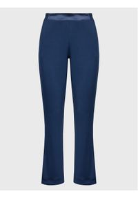 Femilet by Chantelle Spodnie piżamowe Daisy FNB060 Granatowy Regular Fit. Kolor: niebieski. Materiał: wiskoza
