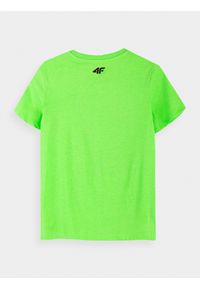 4f - T-shirt chłopięcy (122-164). Kolor: zielony. Materiał: bawełna, dzianina #2
