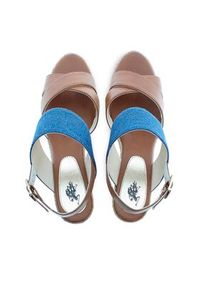 U.S. Polo Assn. Espadryle Alyss ALYSSA011 Brązowy. Kolor: brązowy. Materiał: skóra #3