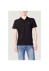 Napapijri - Polo z krótkim rękawem Mężczyzna NAPAPIJRI EALIS SS SUM. Typ kołnierza: polo. Kolor: czarny. Materiał: bawełna. Długość rękawa: krótki rękaw. Długość: krótkie #1