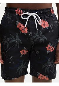 Tom Tailor Denim Szorty kąpielowe 1044696 Czarny Regular Fit. Kolor: czarny. Materiał: syntetyk