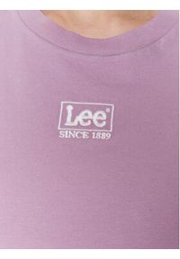 Lee T-Shirt L49EEHA39 112333683 Fioletowy Regular Fit. Kolor: fioletowy. Materiał: bawełna #3