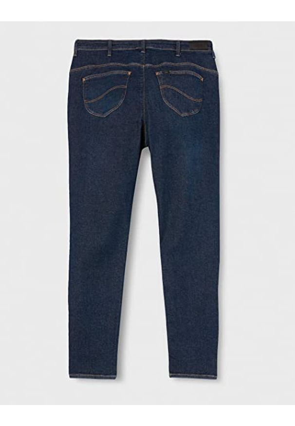 Lee - LEE SUPER HIGH SCARLET DAMSKIE SPODNIE JEANSOWE DARK PAMELA L32GMXRB 112107482