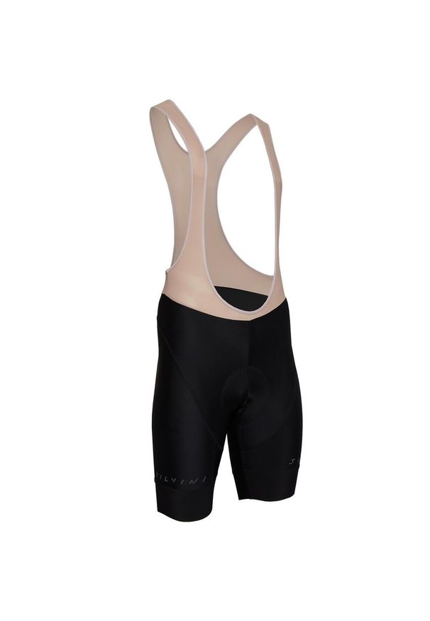 Silvini - Spodenki rowerowe (na szelkach) męskie SILVINI Men Bib shorts SUELO BIB. Kolor: biały, wielokolorowy, czarny