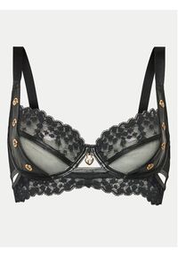 Hunkemöller Biustonosz z fiszbiną Desire 204499 Czarny. Kolor: czarny. Materiał: syntetyk #4