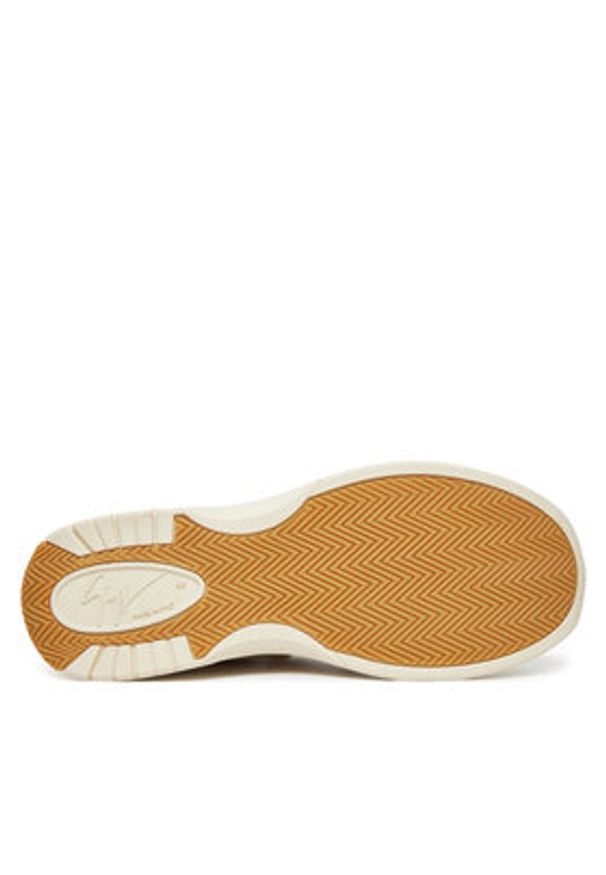 Giuseppe Zanotti - GIUSEPPE ZANOTTI Sneakersy RM50009/003 Szary. Kolor: szary. Materiał: skóra, zamsz