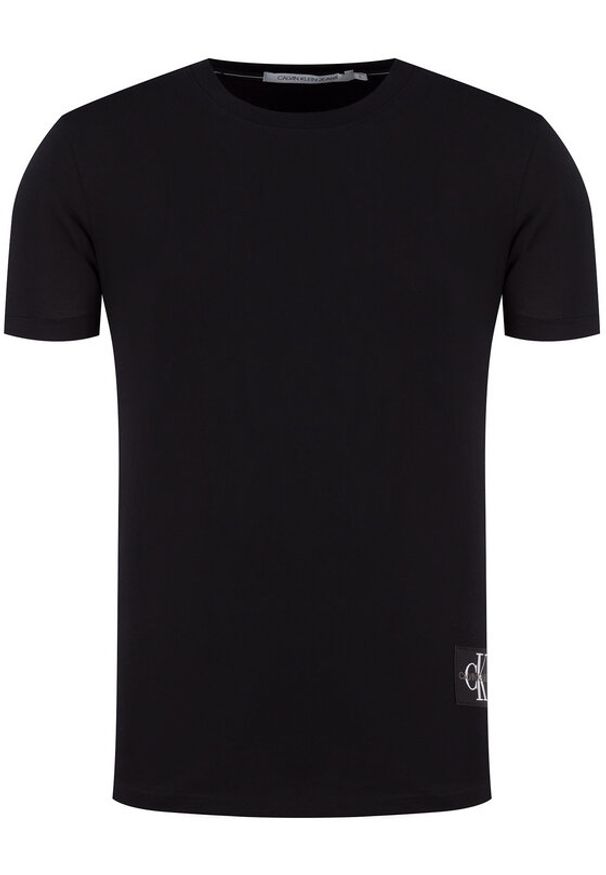 Calvin Klein Jeans T-Shirt Essential J30J315319 Czarny Regular Fit. Kolor: czarny. Materiał: bawełna
