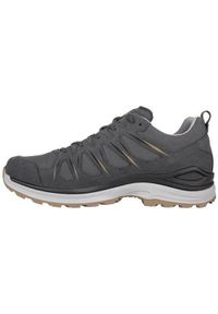 Buty trekkingowe męskie Lowa Innox Evo Ii Gtx. Zapięcie: sznurówki. Kolor: szary. Materiał: materiał, syntetyk, tkanina. Szerokość cholewki: normalna
