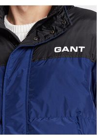 GANT - Gant Kurtka puchowa Blocked 7006269 Granatowy Relaxed Fit. Kolor: niebieski. Materiał: syntetyk