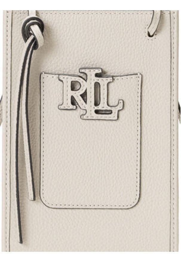 Lauren Ralph Lauren - LAUREN RALPH LAUREN Torebka 432966780003 Biały. Kolor: biały. Materiał: skórzane