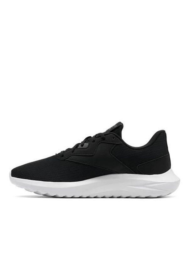 Buty do biegania męskie Reebok Energen Lux. Zapięcie: sznurówki. Kolor: czarny, szary, wielokolorowy. Materiał: guma, syntetyk, tkanina, materiał. Szerokość cholewki: normalna. Sport: bieganie