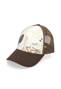 Czapka z daszkiem damska Anekke, wykonana z materiału tekstylnego z regulowanym zapięciem z tyłu, brązowa, 42481-061. Kolor: brązowy. Materiał: materiał. Styl: elegancki, klasyczny, casual #8