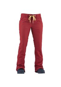 AIRBLASTER - Spodnie snowbordowe damskie Airblaster AB/BC oxblood. Kolor: czerwony