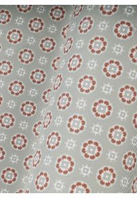 Pako Lorente - PAKO LORENTE – Oliwkowa poszetka we wzór. Kolor: oliwkowy. Materiał: poliester #2