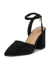 DeeZee Sandały HTA917-2A Czarny. Kolor: czarny. Materiał: materiał