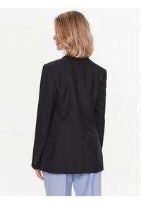 Calvin Klein Marynarka Essential Tailored K20K205187 Czarny Regular Fit. Kolor: czarny. Materiał: syntetyk, wiskoza