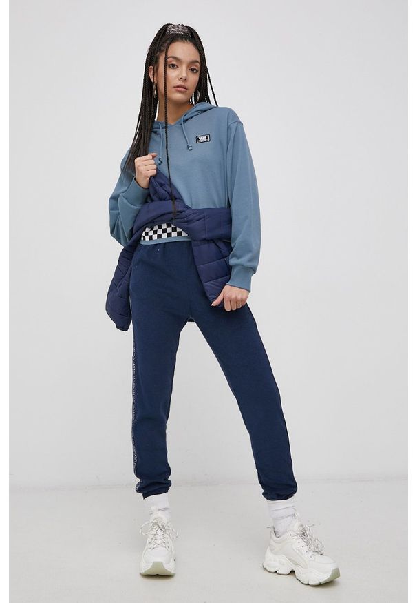 Fila Kurtka kolor granatowy przejściowa. Okazja: na co dzień. Kolor: niebieski. Styl: casual