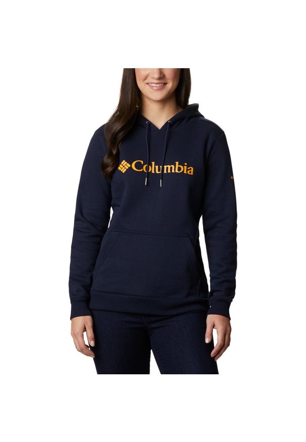 columbia - Bluza Columbia Logo Hoodie 1895751472. Kolor: niebieski