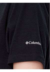 columbia - Columbia T-Shirt North Casades 1930051 Czarny Cropped Fit. Kolor: czarny. Materiał: bawełna