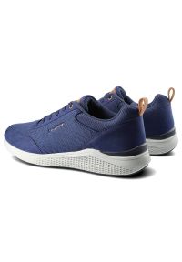 Kangaross - Niebieskie Męskie Sneakersy Kangaroos Lekkie Buty. Kolor: niebieski. Materiał: materiał. Szerokość cholewki: normalna #5
