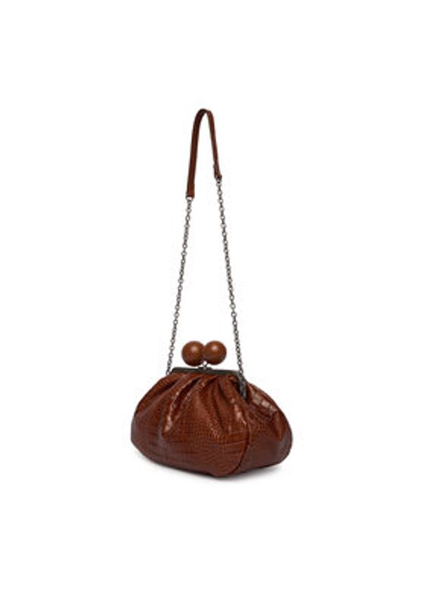 Weekend Max Mara Torebka 2615511194600 Brązowy. Kolor: brązowy. Materiał: skórzane