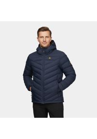 Kurtka męska puchowa Alpinus Monviso puch kaczy. Kolor: niebieski. Materiał: puch. Sport: turystyka piesza #1
